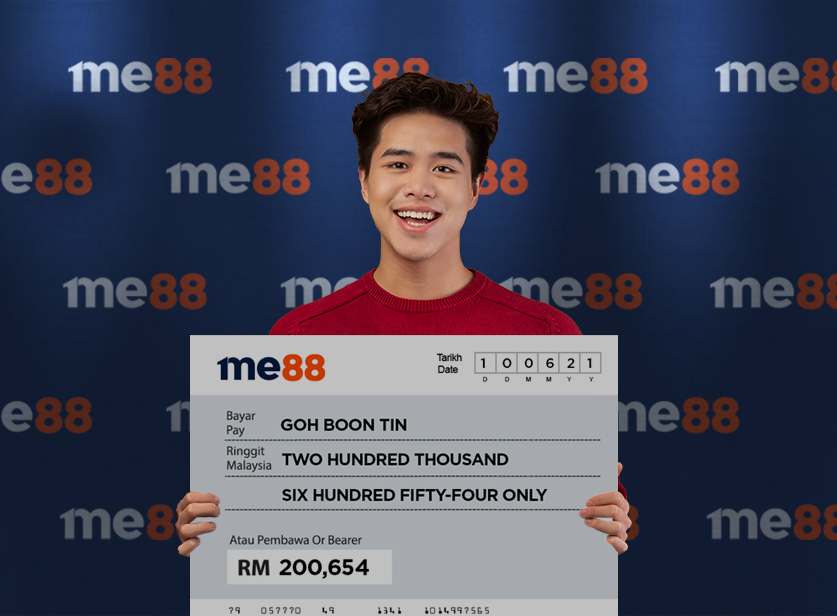 高文添:感谢me88的200%康纳麦格雷戈迎新奖金,幸亏我领取了这个奖金我才能赢到RM200,654!